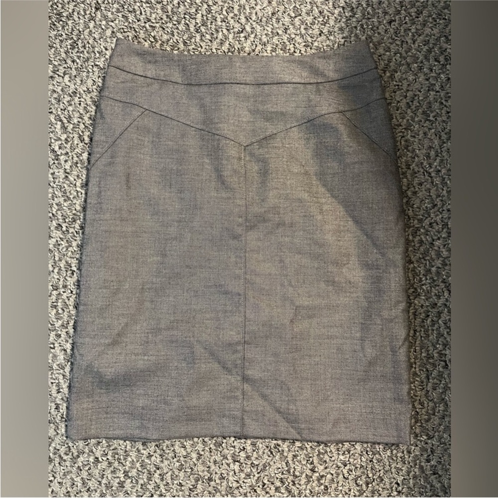 Jones New York Gray Pencil Skirt